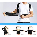 Корсет для постави Фіксуючий коректор для виправлення сутулості спини Get Back Pain Relief of ХХЛ ХЛ, фото 8