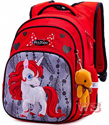 Рюкзак для дівчинки шкільний ортопедичний Winner One SkyName єдиноріг R3-233