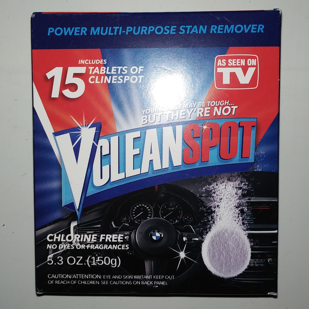 Чистящее средство Vclean Spot 15 таблеток. Универсальное чистящее ...