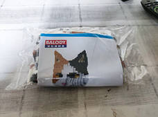 3D Конструктор Триколірна кішка RESTEQ 13х8х18 см. Конструктор кішка, 1300 деталей, фото 6