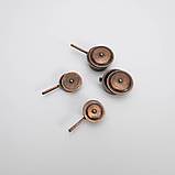 1:12 Мініатюра Набір Ковшиків Ø 2.2-1.7 см БРОНЗА, фото 2