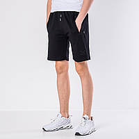 Чоловічі трикотажні шорти Adidas, чорного кольору з чорними полосками