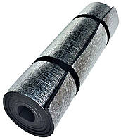 Каремат с фольгой 1800х500х8мм для похода и туризма коврик туристический походный фольгированный