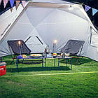 Тент кемпінговий Naturehike Beach tent & tarp 210T 65D polyester NH18Z001-P white, фото 4