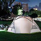 Тент кемпінговий Naturehike Beach tent & tarp 210T 65D polyester NH18Z001-P white, фото 5