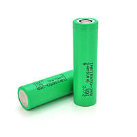 Аккумулятор 18650 Li-Ion Samsung INR18650-25R, 2500mAh, 20A, 4.2 / 3.6 / 2.5 V, цена за шт, Green