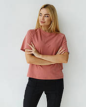 Жіноча медична футболка-реглан, попелясто-рожевий