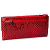 Жіночий гаманець Karya 1142-019 шкіряний червоний "під рептилію", фото 2