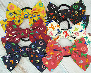 Великі банти на гумках оптом 6 шт/уп. Бренд