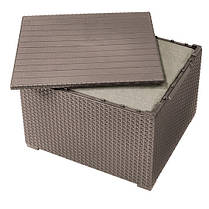 Комплект садових меблів Keter Emma 3 seater set, стіл-скриня, бежевий, фото 2