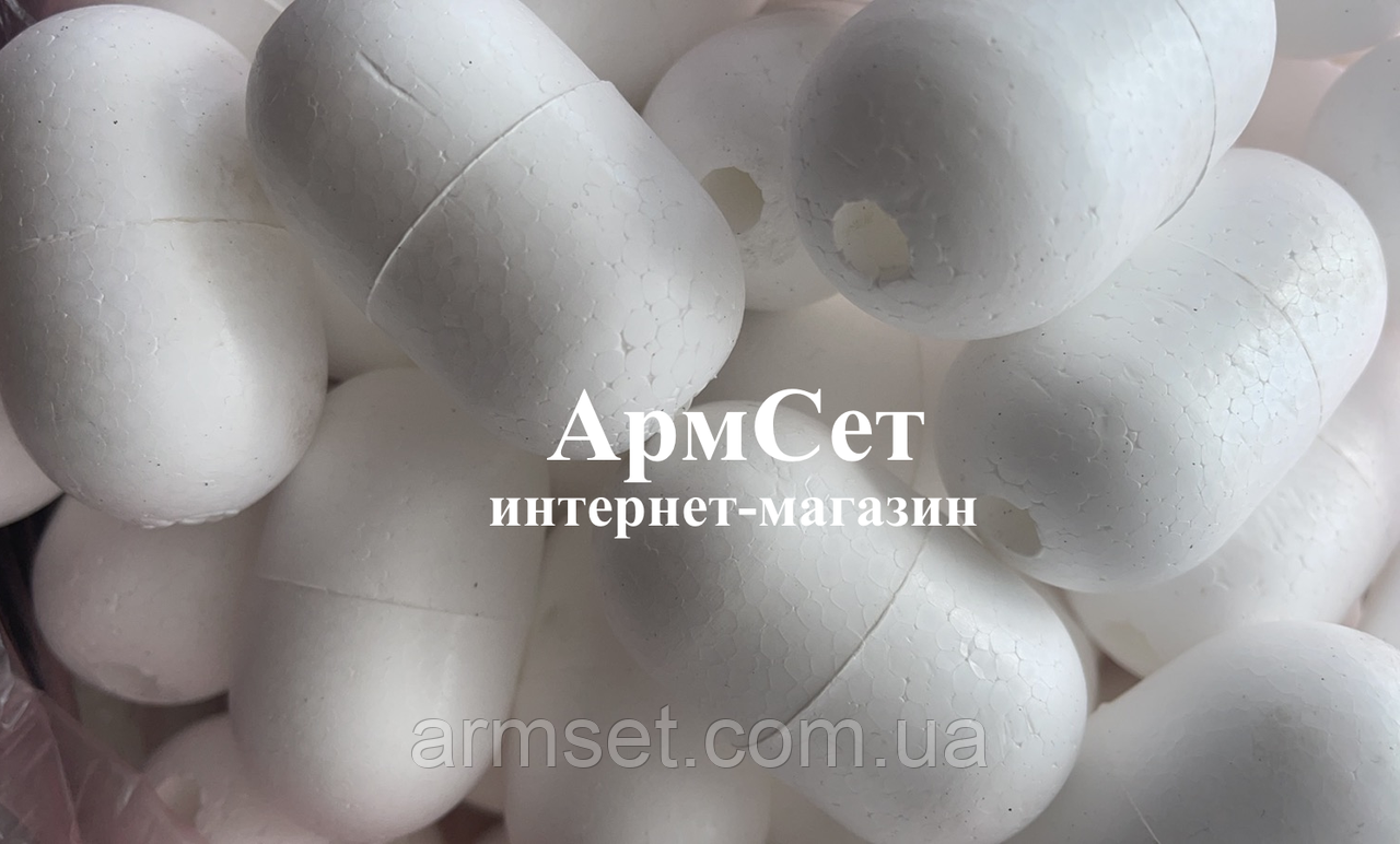 Поплавок білий діаметр 33 мм., довжина 58 мм, фото 1
