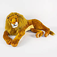 Мягкая игрушка Лев - царь зверей 50х65х90 см, европейские стандарты качества EN 71-1, EN 71-2, EN 71-3