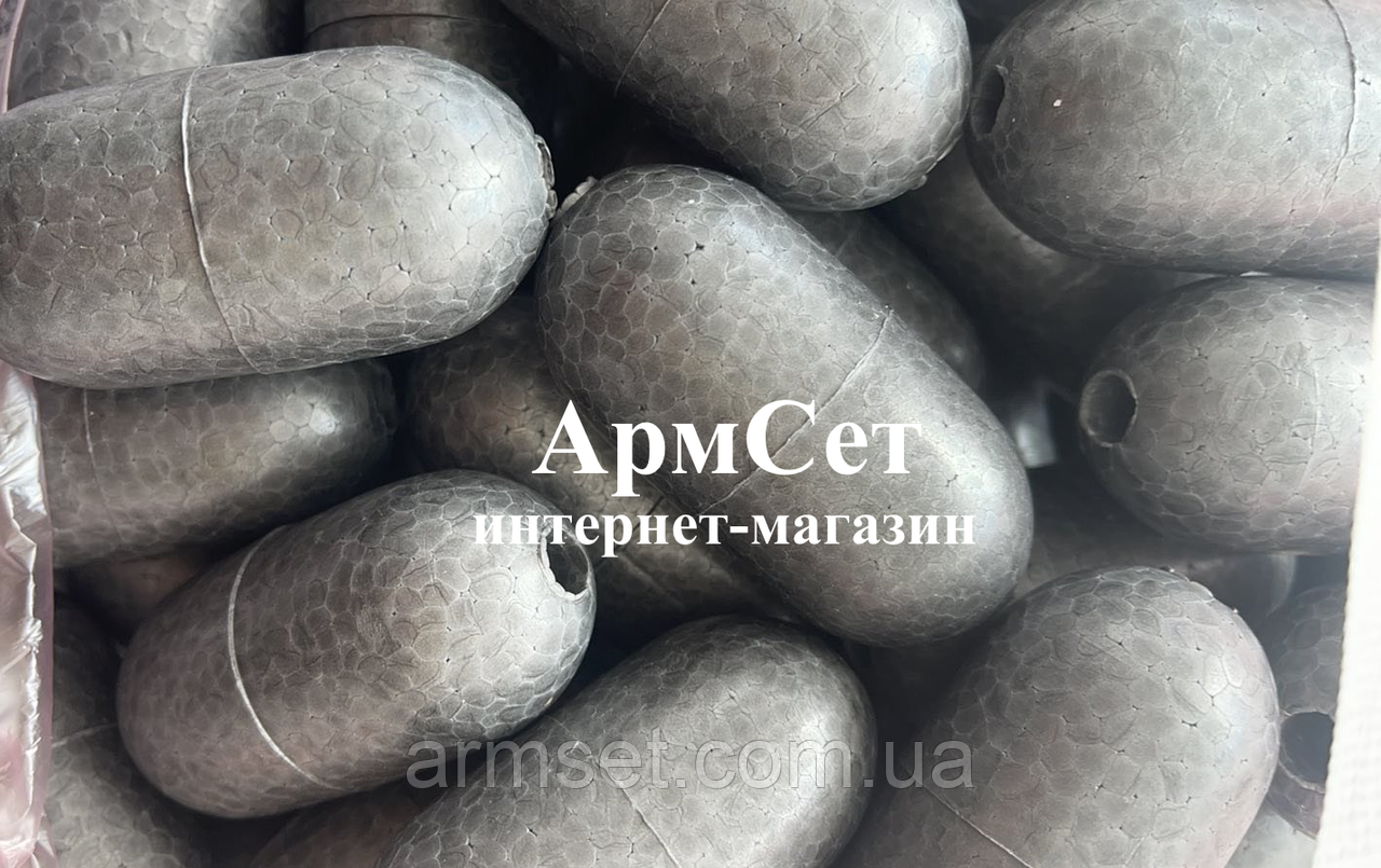 Поплавок чорний діаметр 33 мм., довжина 70 мм, фото 1
