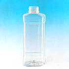ПЕТ Пляшка квадратна 1 л. Ø 38 мм., фото 2