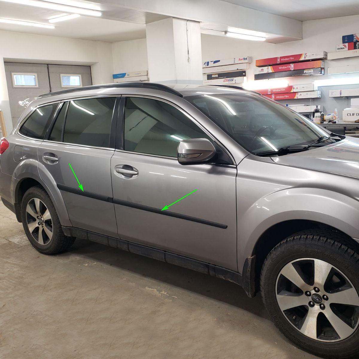 Молдинги на двері для Subaru Outback 2009-2014