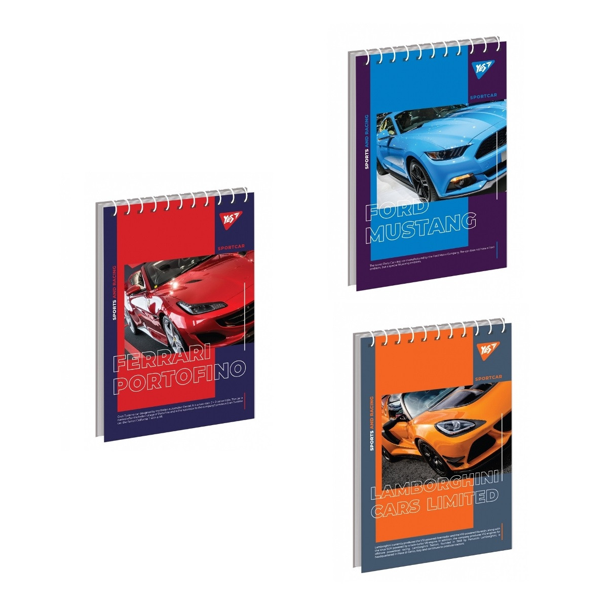 Блокнот А7, верхня спіраль, 80 арк., "Limited Cars" 681798