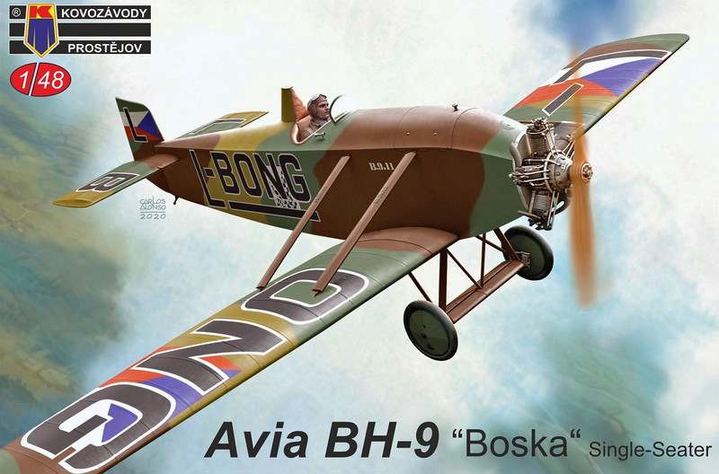 Пластикова модель 1/48 Kovozavody Prostejov 4819 Чехословацький літак Avia BH-9 „Boska“ Single Seater