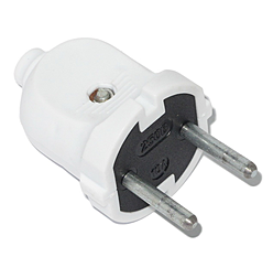 Виделка дзвіночок біла з чорною вставкою 10 А сталь КБС-2 Харків