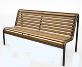 Лава садова зі спинкою, фото 1