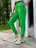 Яркие спортивные штаны джоггеры женские на высокой посадке (р. S, M, L) 65bu623