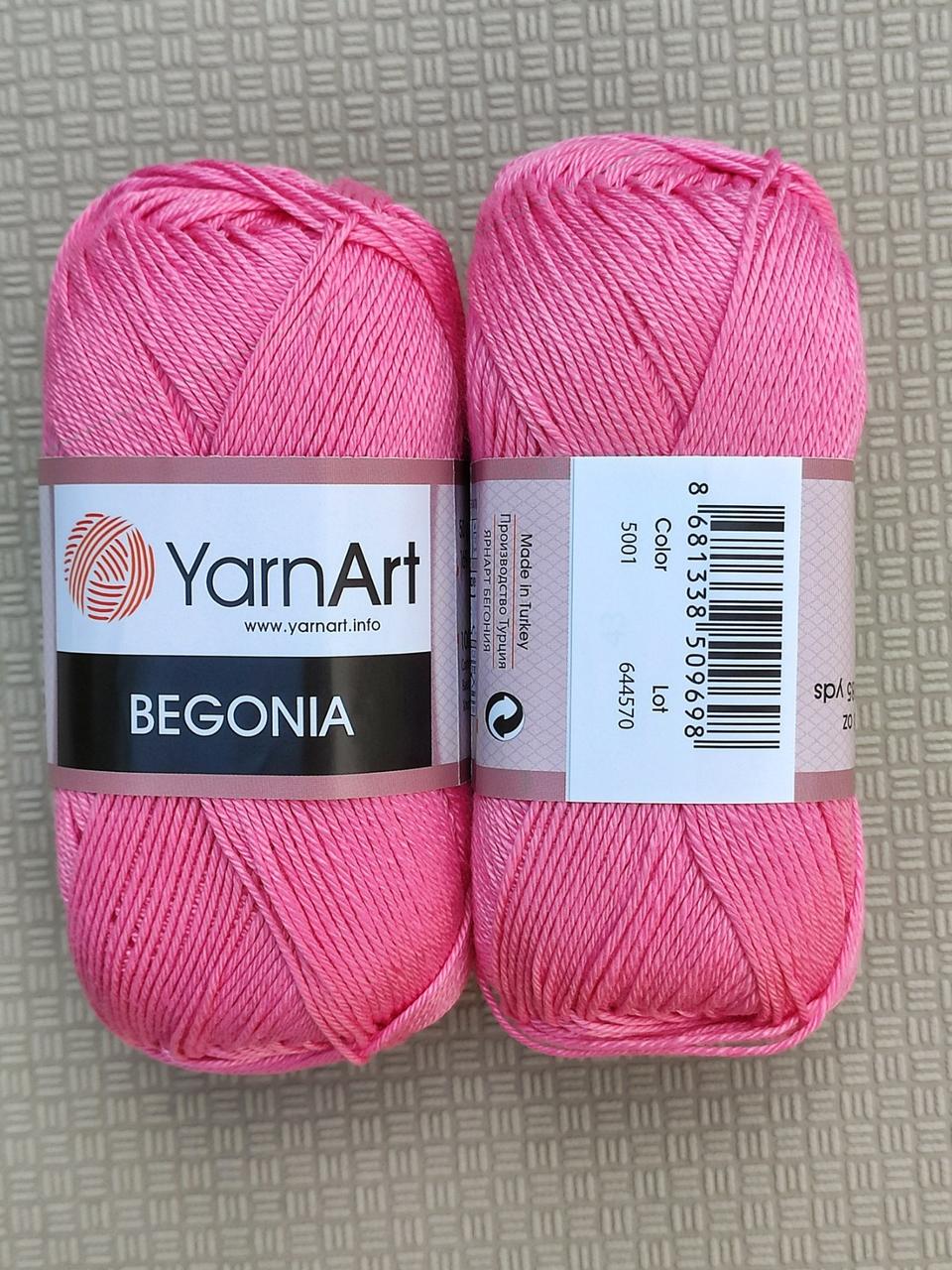 YarnArt Begonia - 5001 роза