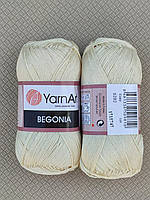 YarnArt Begonia — 6282 молочний