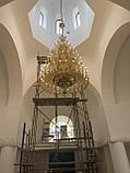 Панікадило люстра 4-ярусне на 80 свічок для церкви, фото 4