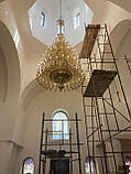 Панікадило люстра 4-ярусне на 80 свічок для церкви, фото 5