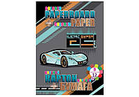 Набір картон+папір кольоровий: картон 8арк., папір двост. 12арк 70г/м2 Kidis Moving forward
