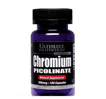 Зниження ваги Ultimate Nutrition Chromium Picolinate 200mcg (100 caps)