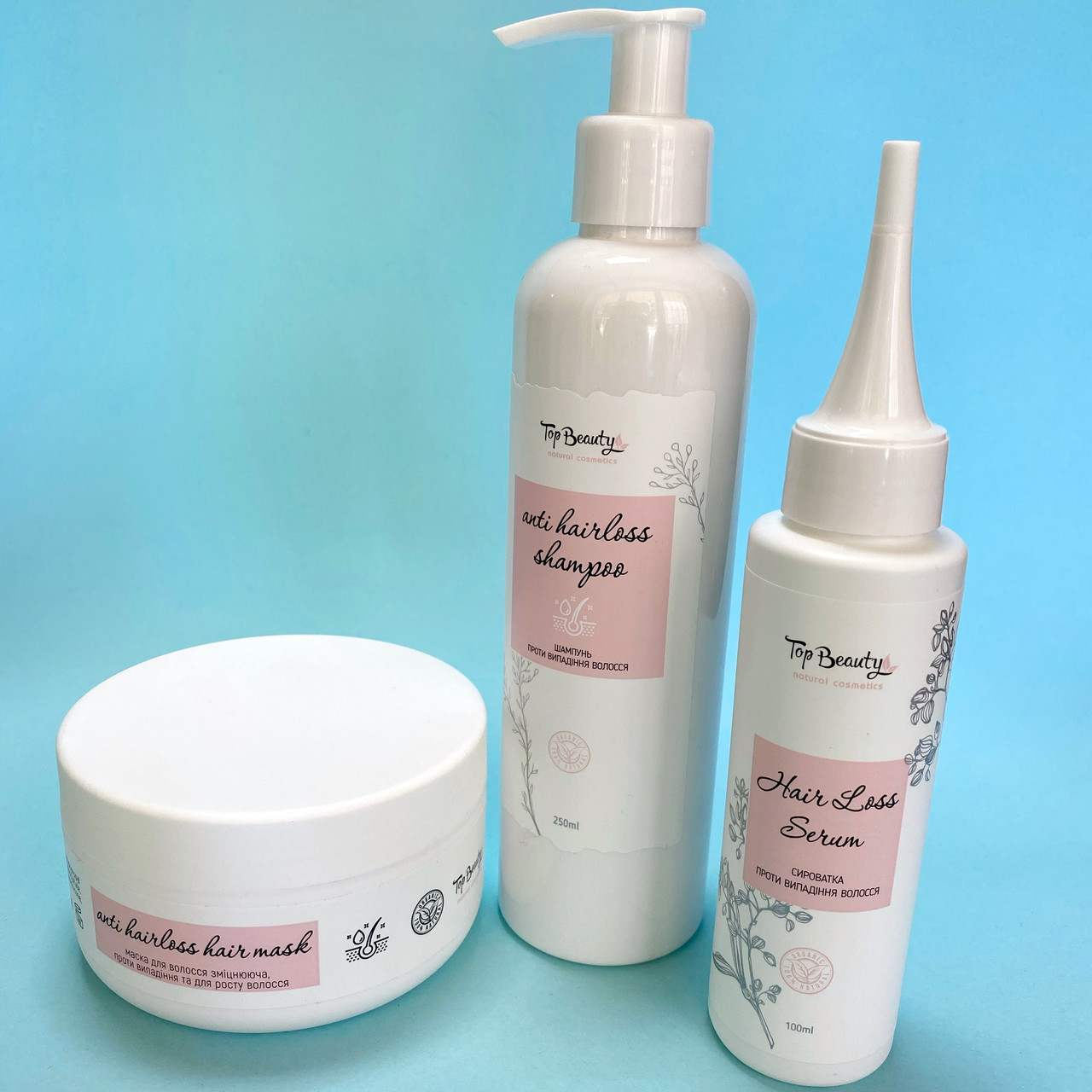 Набір проти випадіння волосся Top Beauty, фото 1
