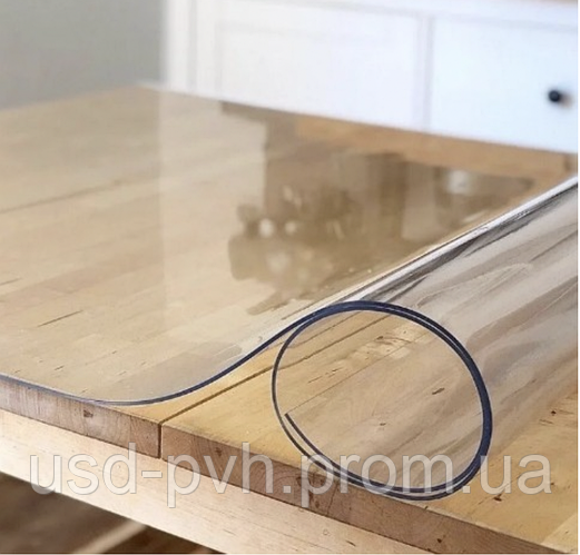 Купить Мягкое Стекло на стол Прозрачная Силиконовая Скатерть Клеёнка ...