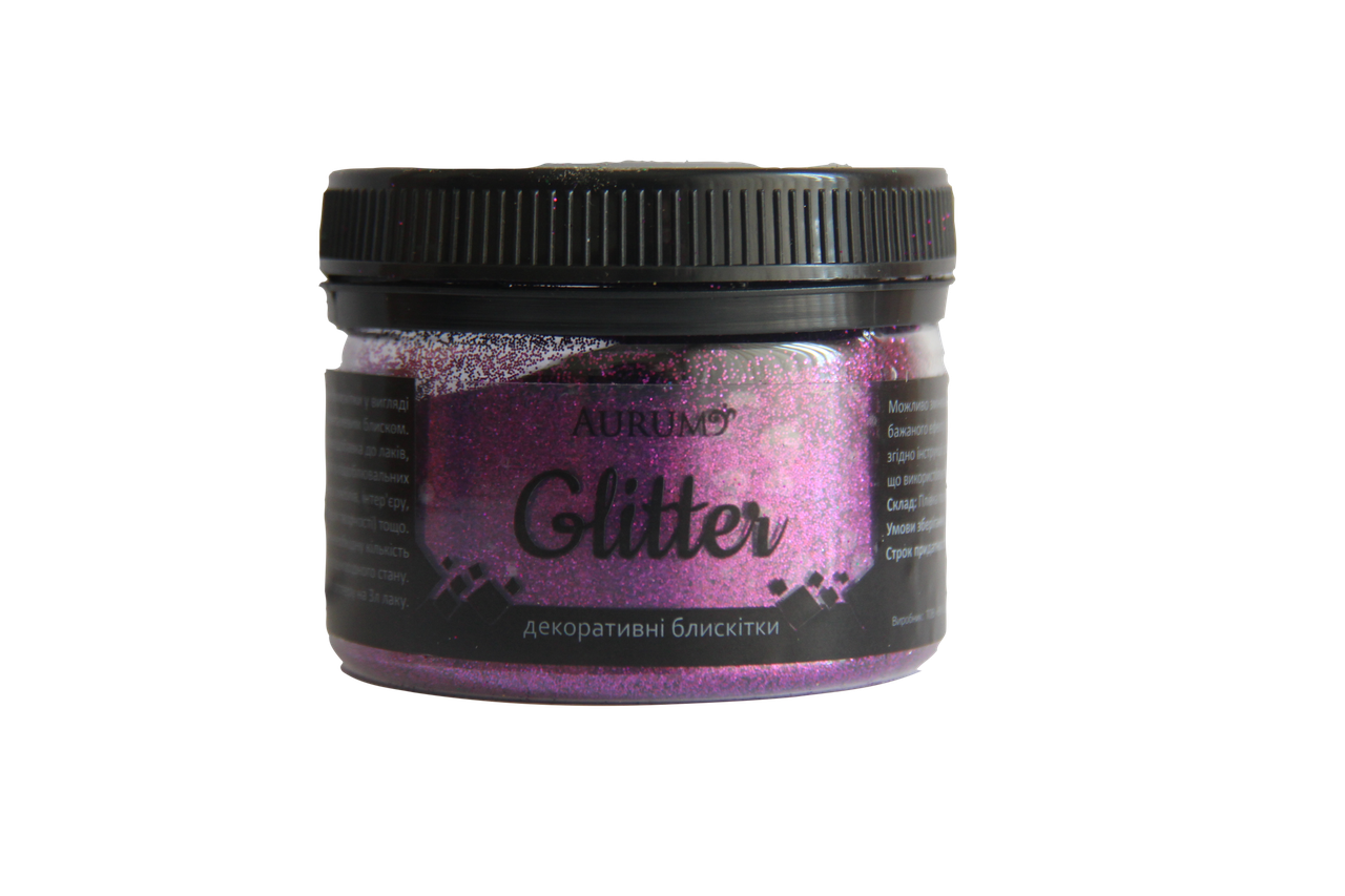 Декоративні блискітки глітер Aurum фіолетовий 60 г