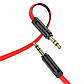 Кабель 3,5 на 3,5 HOCO UPA16 mini jack 3,5 mm AUX audio cable | 2M |. Red, фото 2