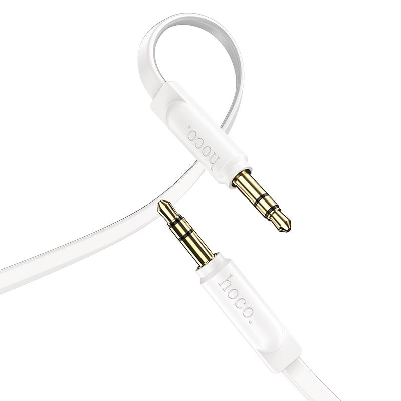 Кабель 3,5 на 3,5 HOCO UPA16 mini jack 3,5 mm AUX audio cable | 2M |. White