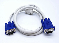 Кабель VGA-VGA 1.5м белый (100)K22