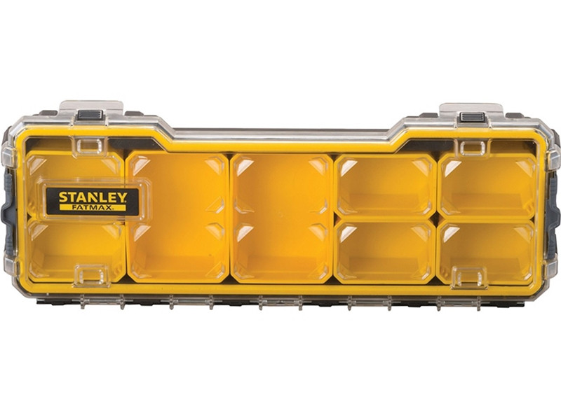 ОРГАЙЗЕР З ПРОЗРАЧНОЮ КРИШКОЮ STANLEY "FATMAX PRO" 8 СЕКЦІЙ 43 Х 15 Х 6.4 СМ, фото 1