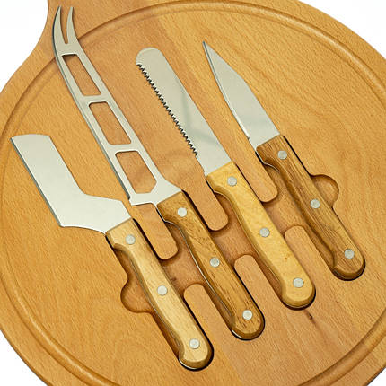 Сирна дошка 30*39*1.5 см "Монтеверде" матеріал дерево (8601-005), фото 2