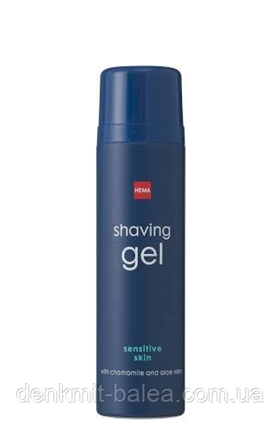 Гель для гоління для чутливої шкіри з екстрактом ромашки Hema Shaving Gel Sensitive 200 мл
