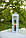 Ліхтар свічковий настільний ДРЕВОДЕЛЯ "Ретро міні" 54х17х17см Біла патина (010401), фото 5