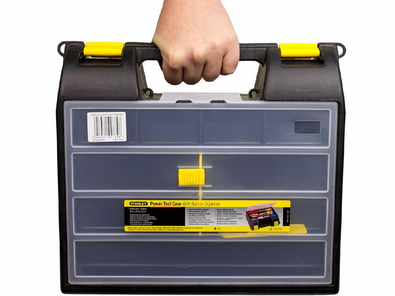ОТРИМАННЯ ДЛЯ ЕЛЕКТРОЇНСТРУМЕНТІВ ПЛАСТИЧНИЙ STANLEY 359 X 136 X 325 ММ З ОРГАНАЙЗЕРОМ, фото 1