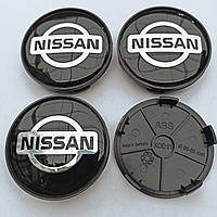 Ковпачки в диски Nissan 65-68 мм чорні