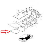 Основа килимка підлоги багажника Daewoo Lanos ЗАЗ ЛаносАЗ Сенс седан, фото 3