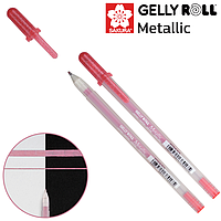 Ручка гелева. Sakura Metallic. Червоний № 519
