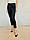 Штани жіночі чорні із запахом модні сигаретки стрейч класика, фото 8