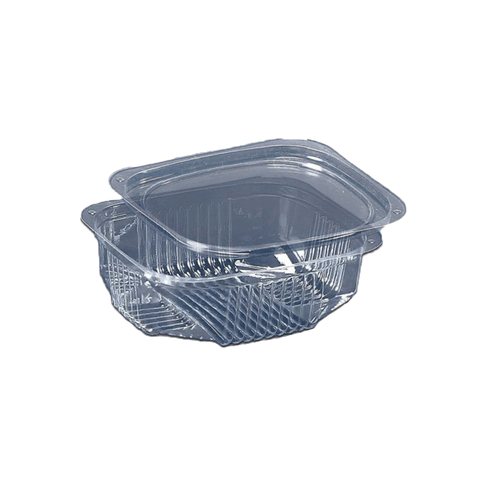 Одноразове паковання для салатів ПС-182 на 150 мл прозоре, 1000 шт./пач., фото 1