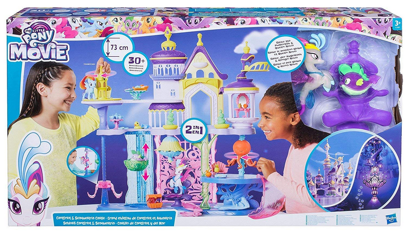 My little pony canterlot & cheap seaquestria castle