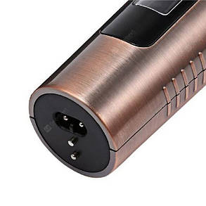Машинка для стриження волосся Kemei KM-7500 з Led-дисплеєм, фото 4