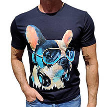 Футболка Advanced Dog Blue темно-синій, фото 3