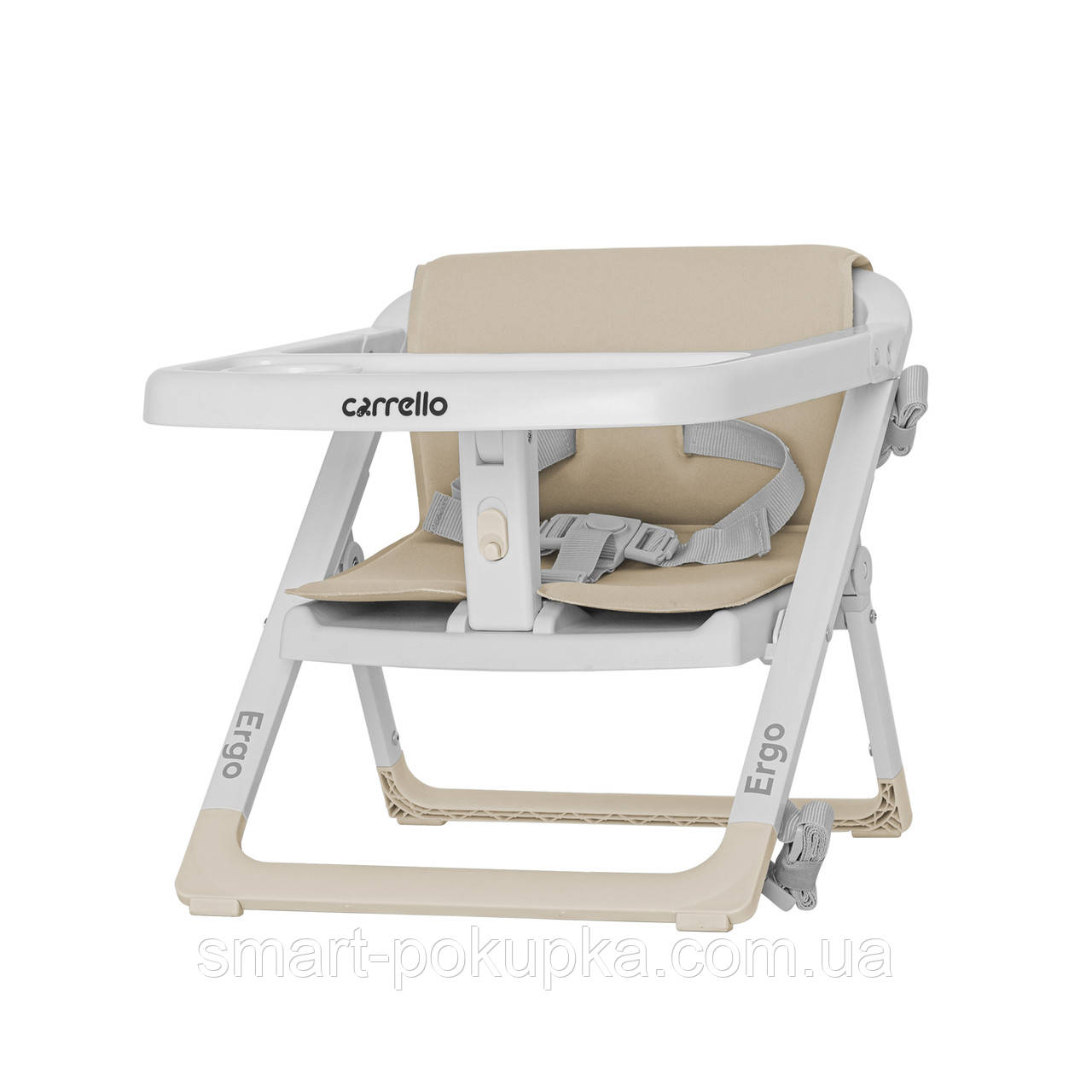 Стільчик - бустер для годування CARRELLO Ergo CRL-8403 Sand Beige/4/